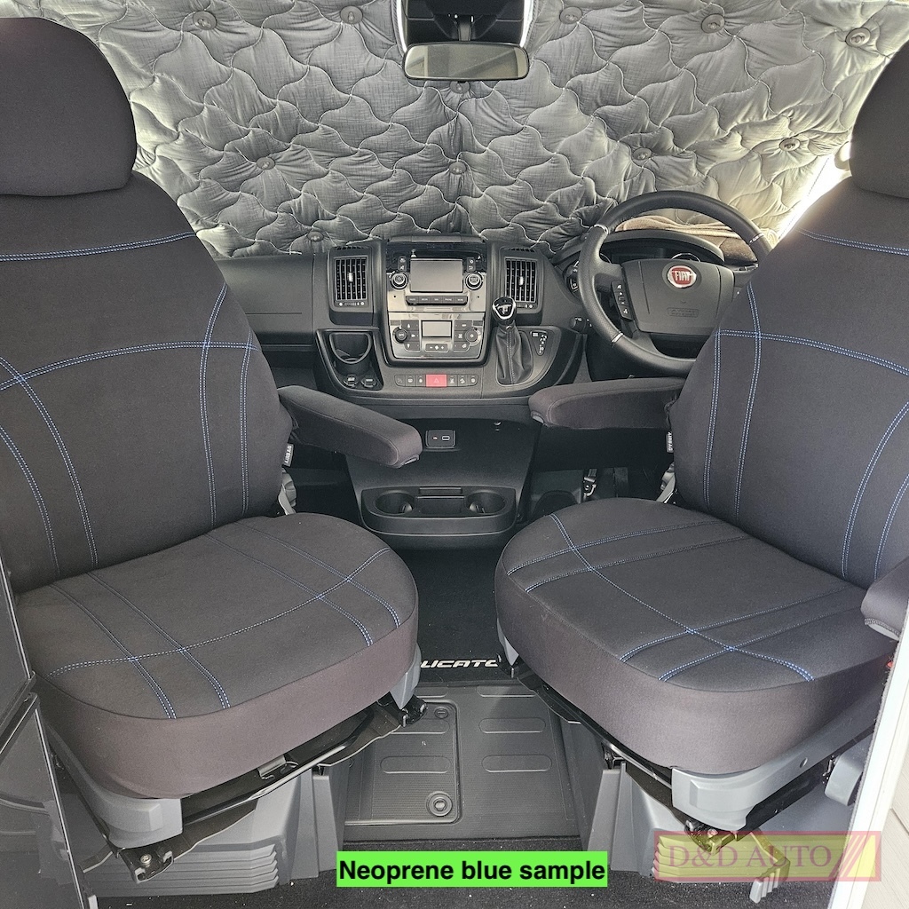 neoprene blue seat covers