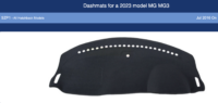 mg mg3 dash mat