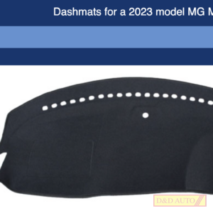mg mg3 dash mat