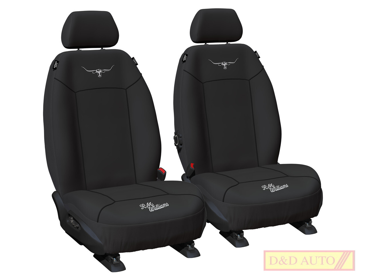 RM WILLIAMS BLACK SEAT COVERS