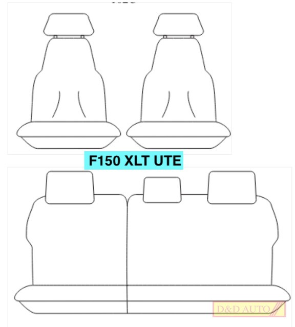 F150 XLT UTE SET COVERS