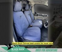Black Duck van seat cover