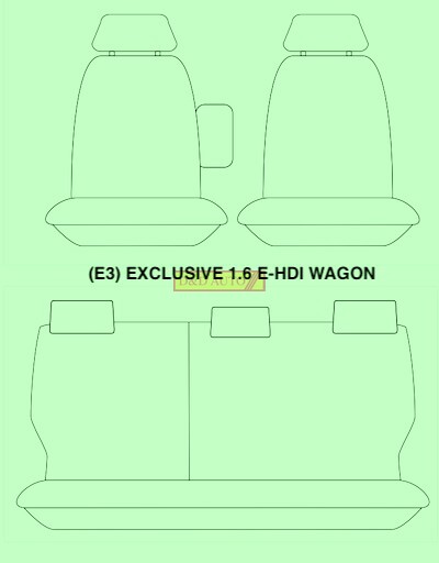 CITROEN C4 CACTUS Seat covers