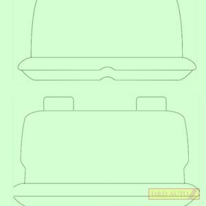 NAVARA 4X2 DUAL CAB SEAT COVERS