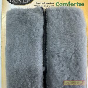 SHEEPSKIN SEAT BELT COMFORTER CHARCOAL