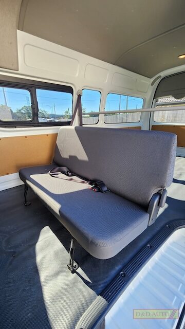 Hiace rear seat cover
