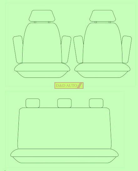 Ford Transit Custom seat covers
