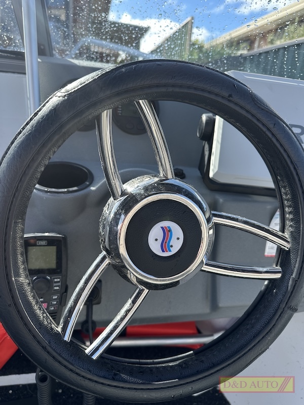 Boat steering cover
