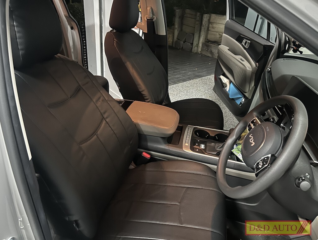 Carnival leather black seat covers